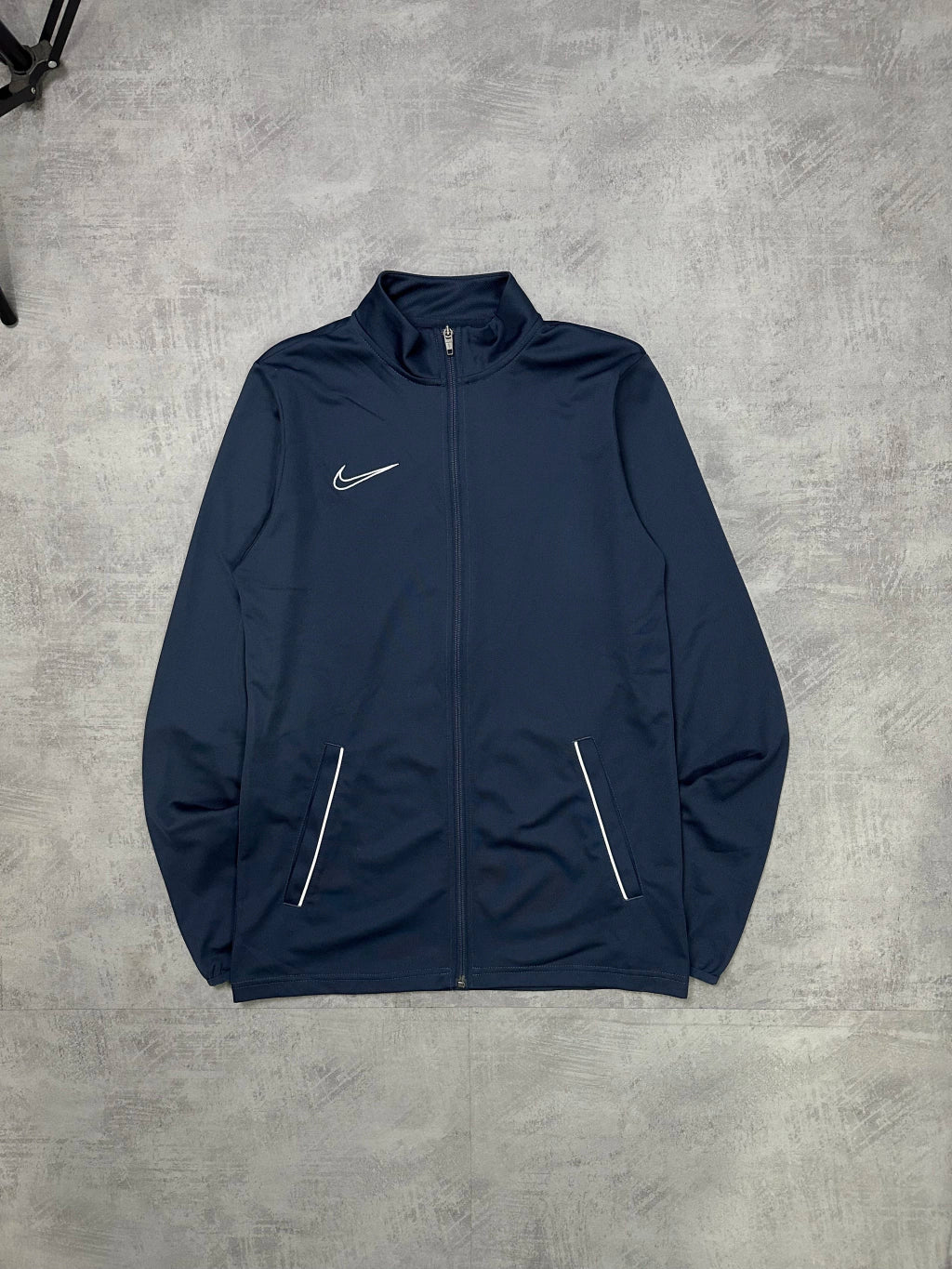 Conjunto NK Dri-Fit 2021 (Azul Escuro e Branco)