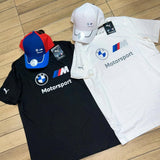 Combo 2 Kits com Camiseta e Bonés Pma BMW Motosport