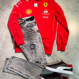 Kit Completo Pma Ferrari Scuderia com Jeans e Caven Ferrari