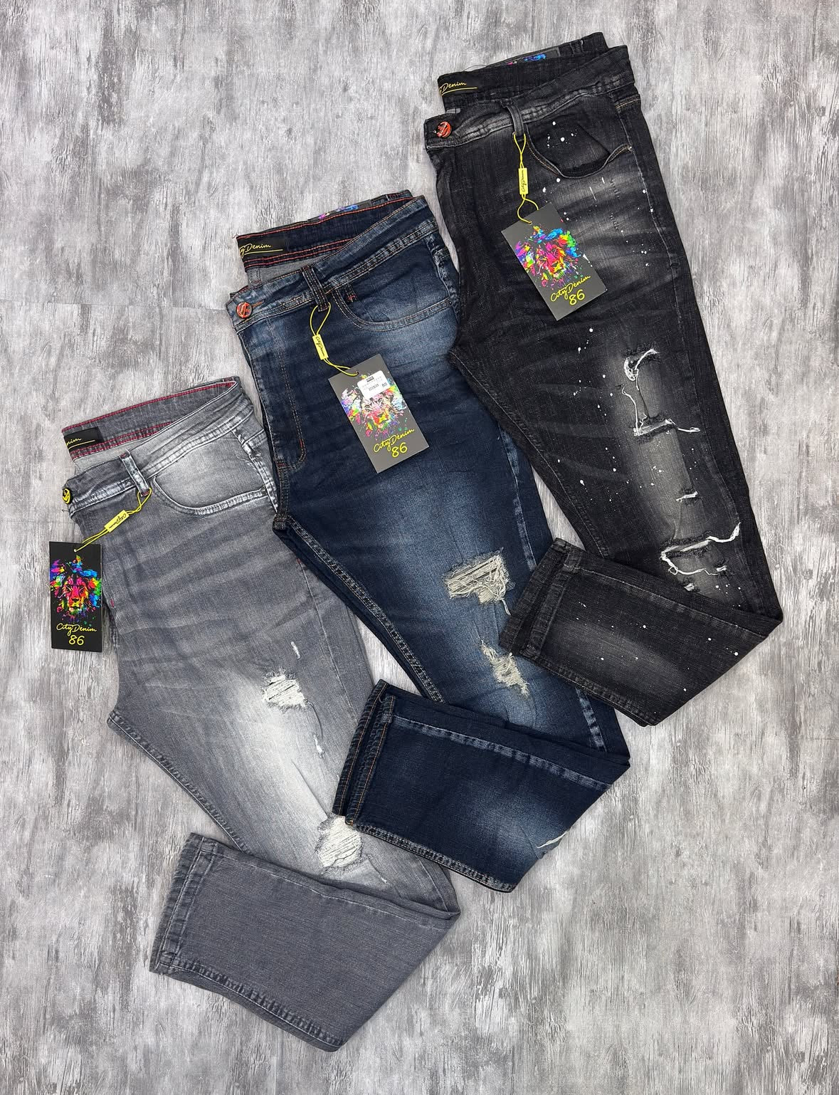 Kit 3 Calças Jeans Basicas Jogador