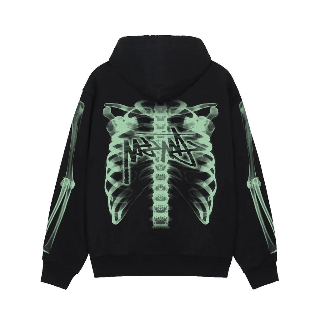 STUSSY FW23 RIB GAGE ZIP HOODIE