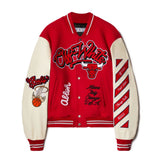 Off-White Bulls Varsity Jacket